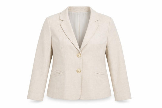 Debenhams Classics Women Beige Size 16 Two-Button Blazer Jacket