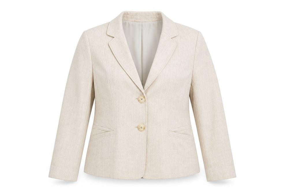 Debenhams Classics Women Beige Size 16 Two-Button Blazer Jacket