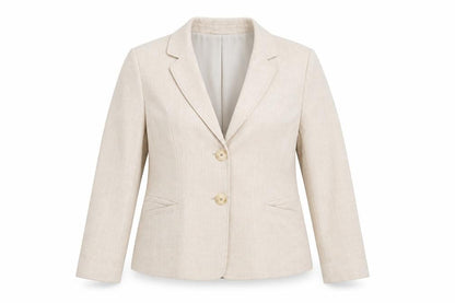 Debenhams Classics Women Beige Size 16 Two-Button Blazer Jacket