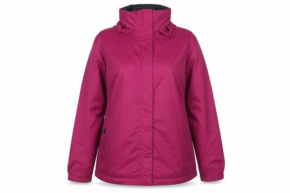 Peter Storm Women's Purple Waterproof Mid-Length Rain Jacket Size 16