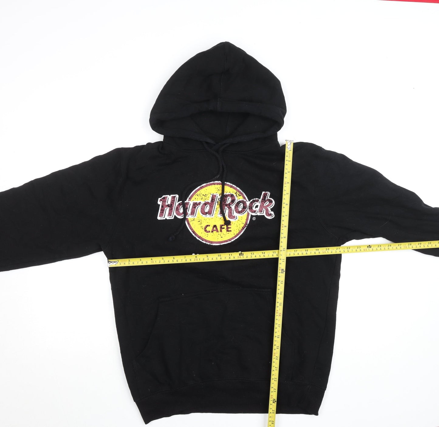 Hard Rock Mens Black L Pullover Hoodie Mallorca Logo Sweatshirt