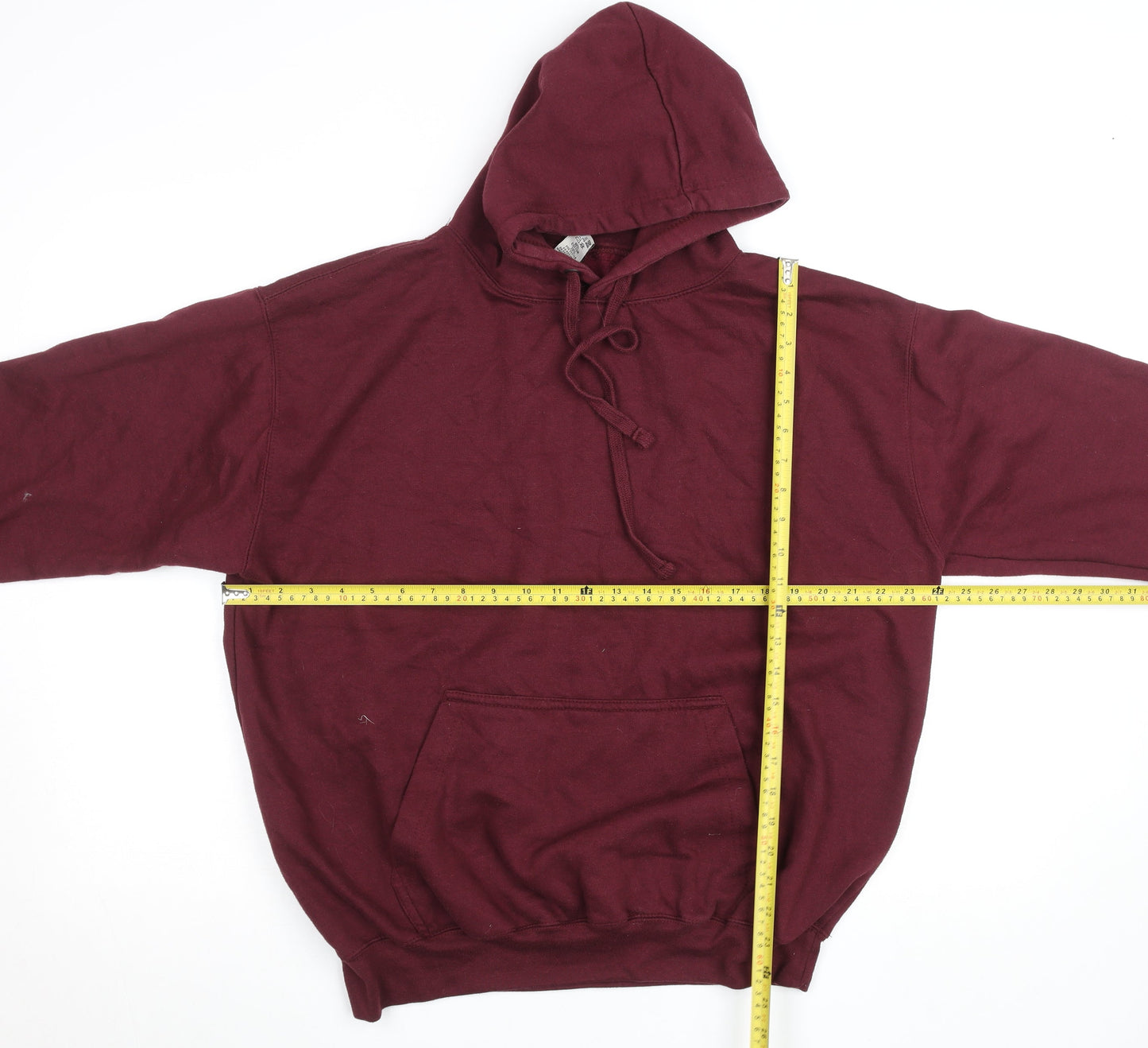 Club Classic Men's Red XL Pullover Hoodie Cotton Blend
