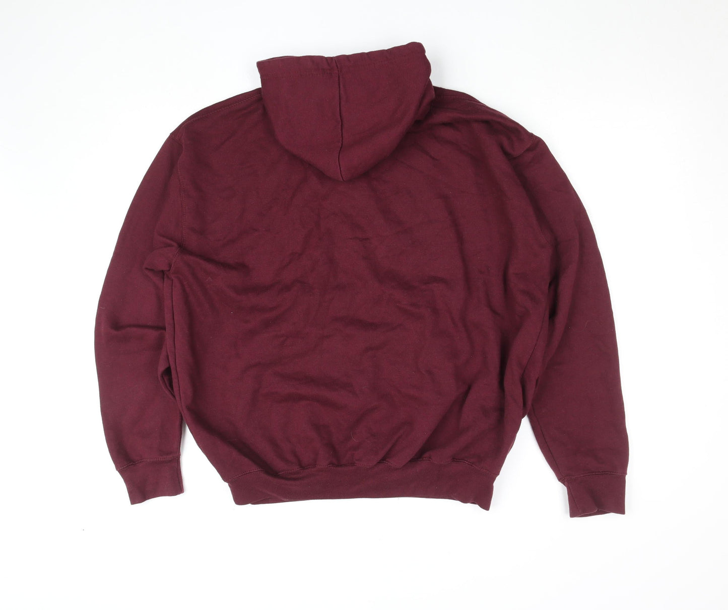 Club Classic Men's Red XL Pullover Hoodie Cotton Blend
