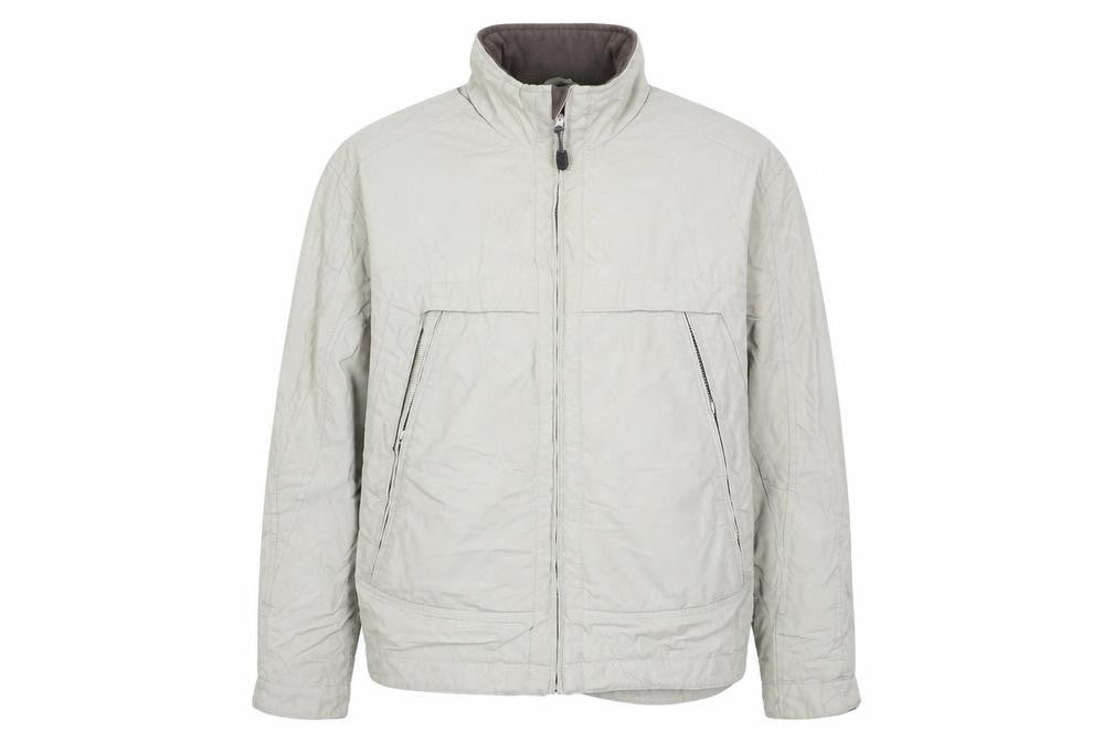 Next Men’s Grey L Basic Jacket Full Zip Lightweight Outerwear