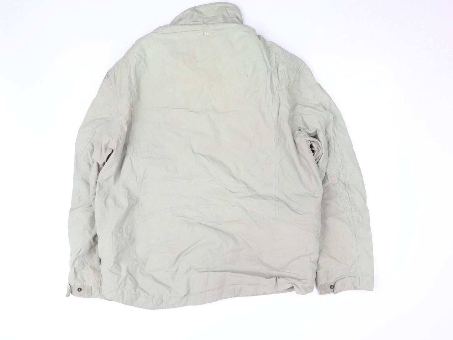 Next Men’s Grey L Basic Jacket Full Zip Lightweight Outerwear