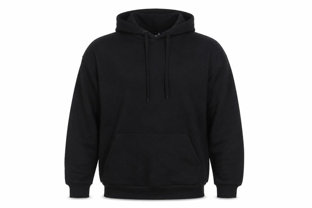 ASOS Design Men's Black Pullover Hoodie Size S Graphic Print Fleece
