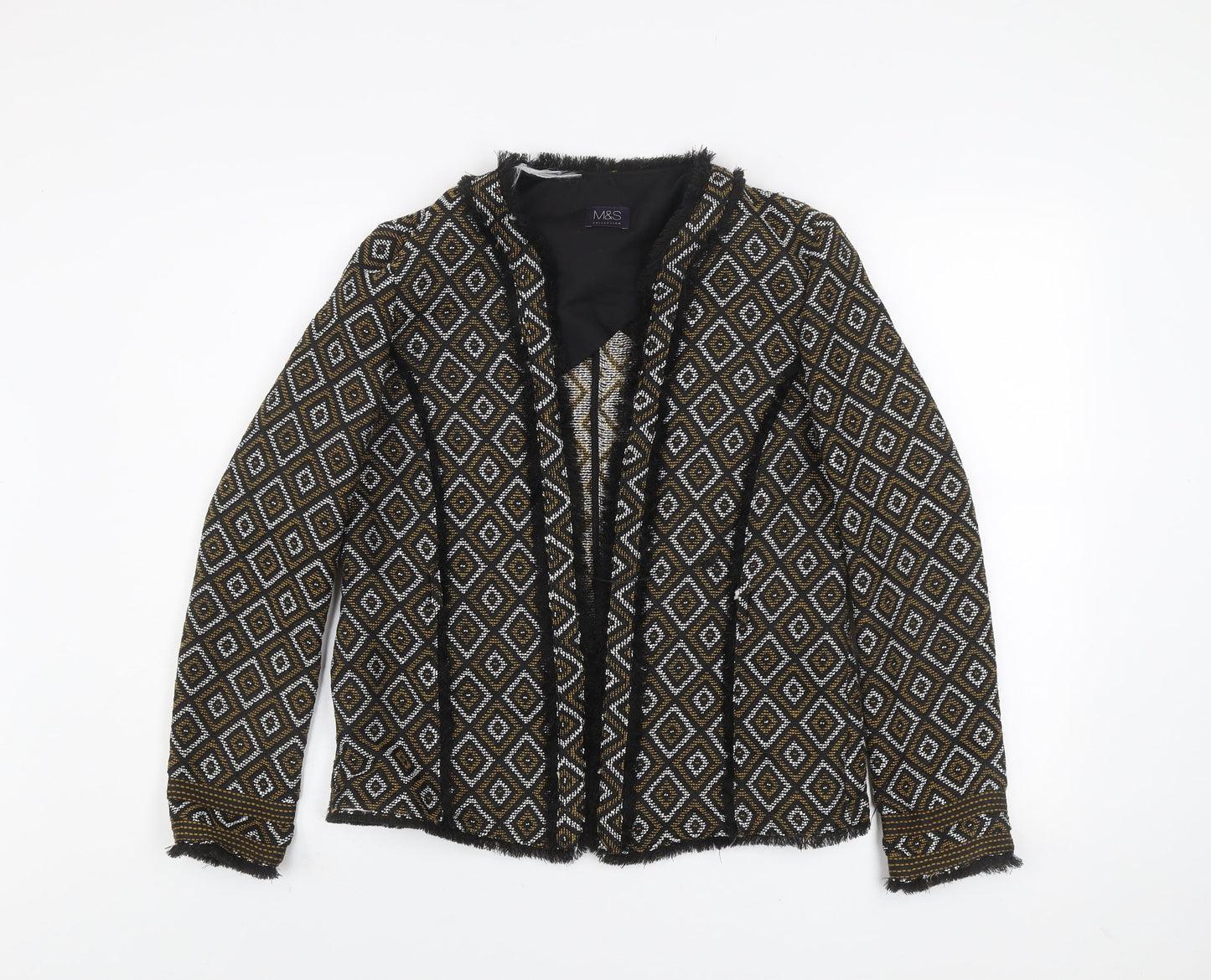 Marks and Spencer Women’s Multicoloured Geometric Blazer Size 10