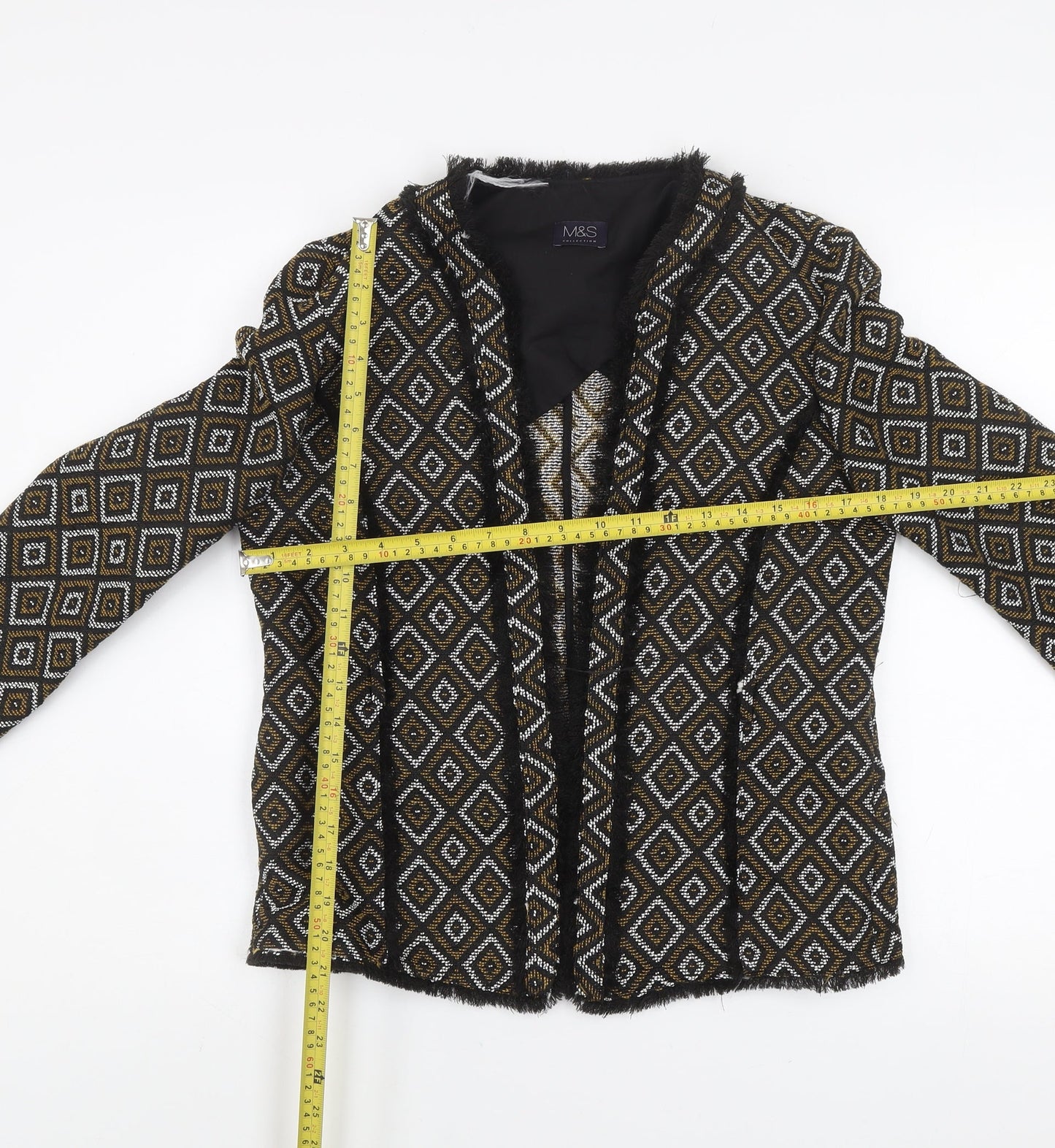 Marks and Spencer Women’s Multicoloured Geometric Blazer Size 10