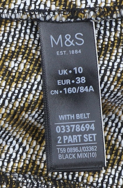 Marks and Spencer Women’s Multicoloured Geometric Blazer Size 10