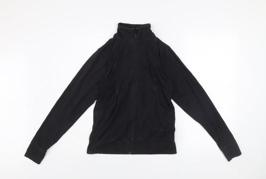 Doone Women's Black L Basic Full Zip Activewear Jacket