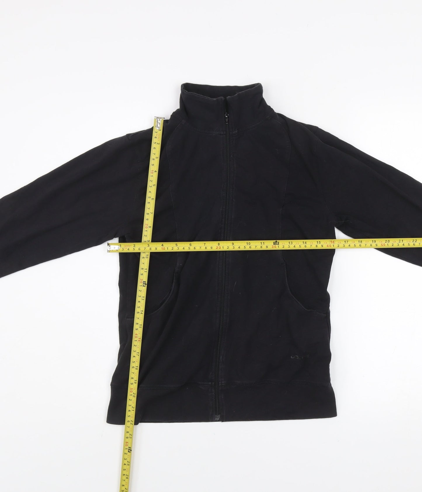 Doone Women's Black L Basic Full Zip Activewear Jacket
