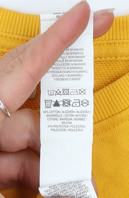 Additional view of Primark girls’ yellow la pullover sweatshirt 13-14 years graphic print