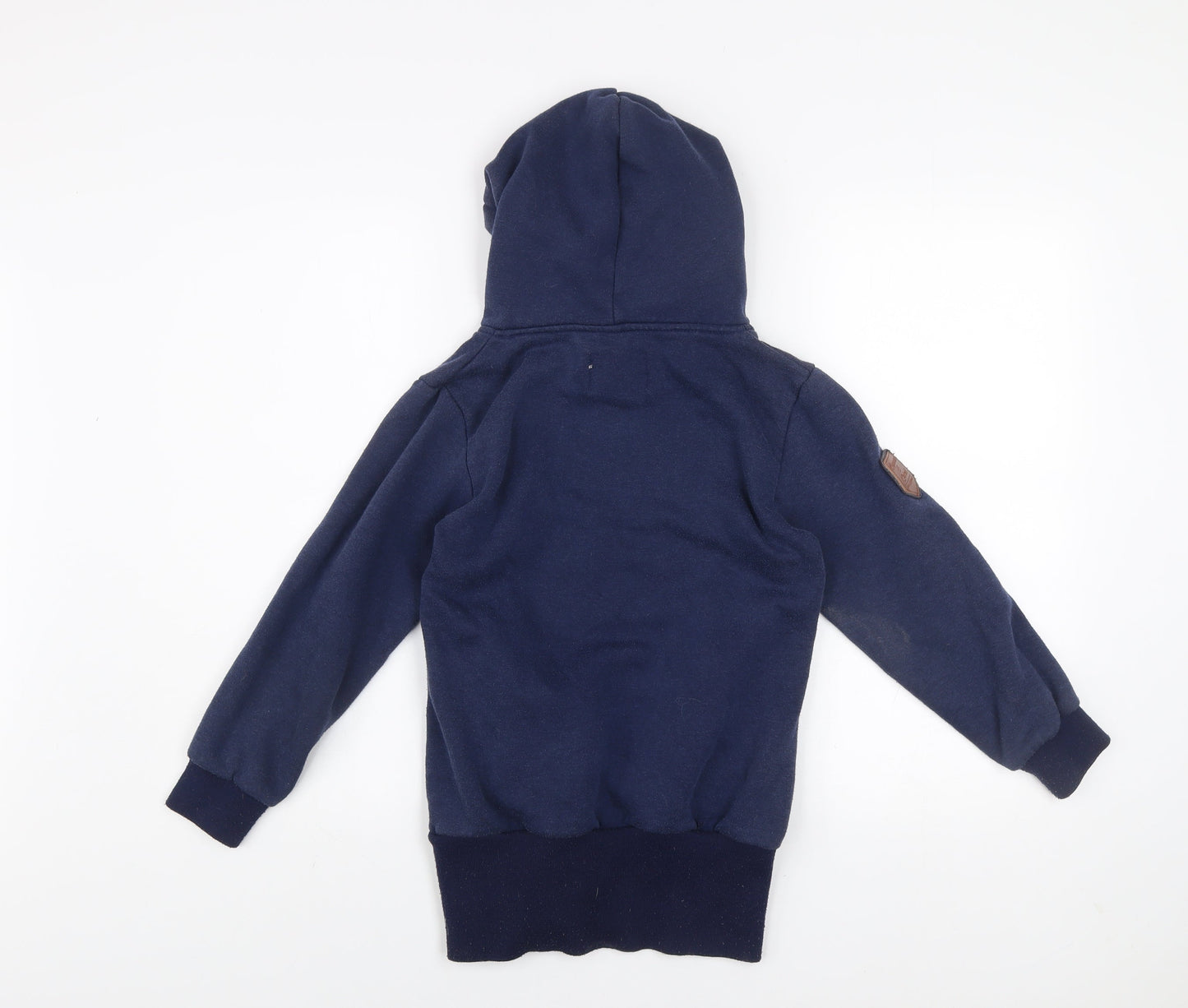 Squared & Cubed Girls Blue Pullover Hoodie 12 Years High Neck Cotton Blend