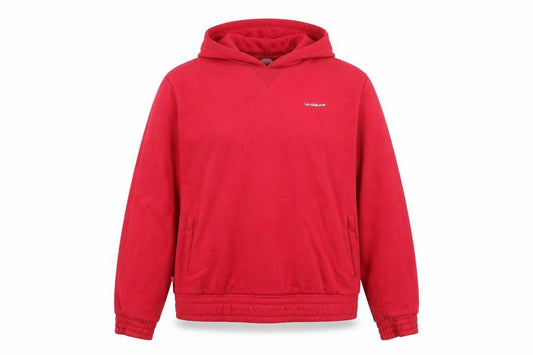 LA Gear Womens Red Pullover Hoodie Size 16 Regular Fit Fleece