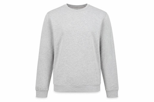 Lands' End Men's Grey Pullover Sweatshirt M Regular Fleece Crew Neck