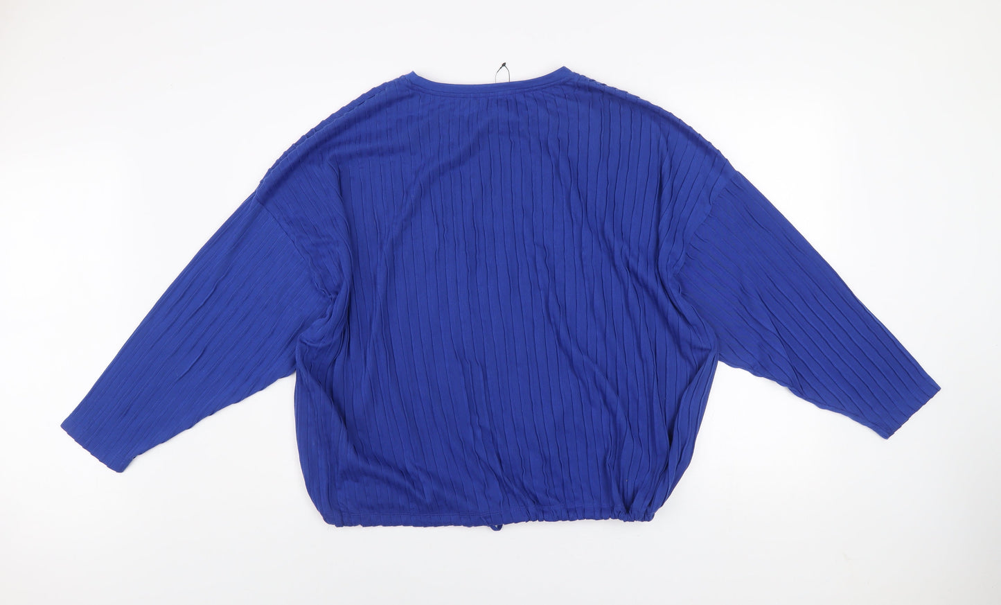 Marks and Spencer Women's Blue Relaxed Fit Tunic Blouse Size 22