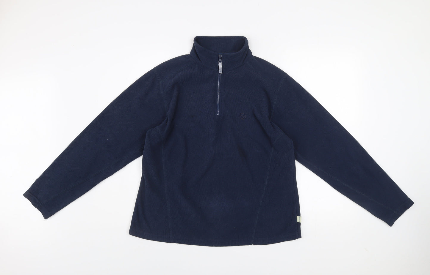 Hawkshead Active Navy 1/2 Zip Fleece Sweatshirt Women's Size 16