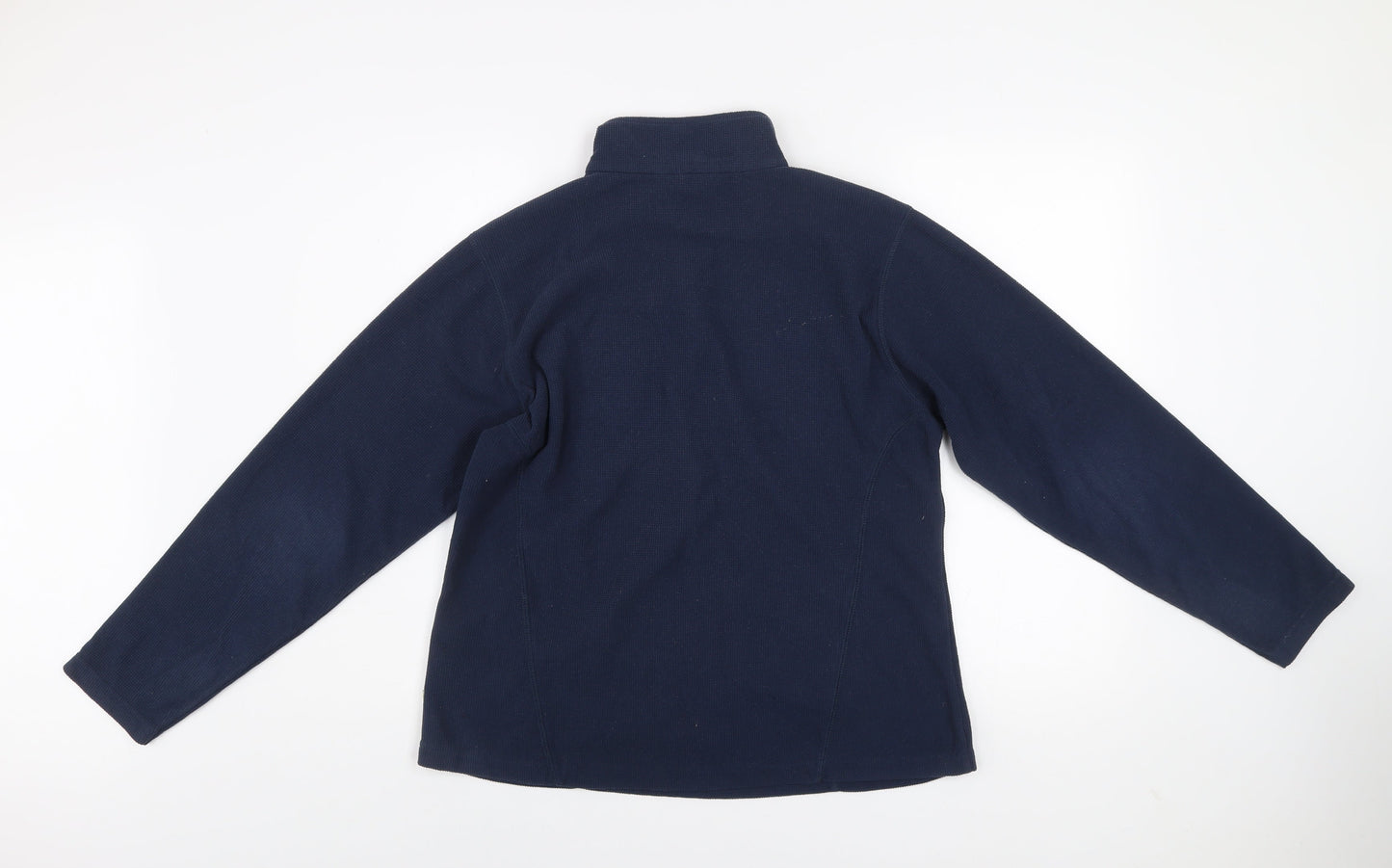 Hawkshead Active Navy 1/2 Zip Fleece Sweatshirt Women's Size 16