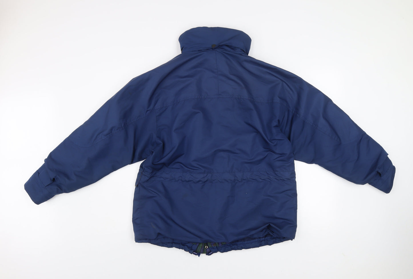 M.J. Kirby Men’s Blue Waterproof Parka Jacket M Regular Vintage