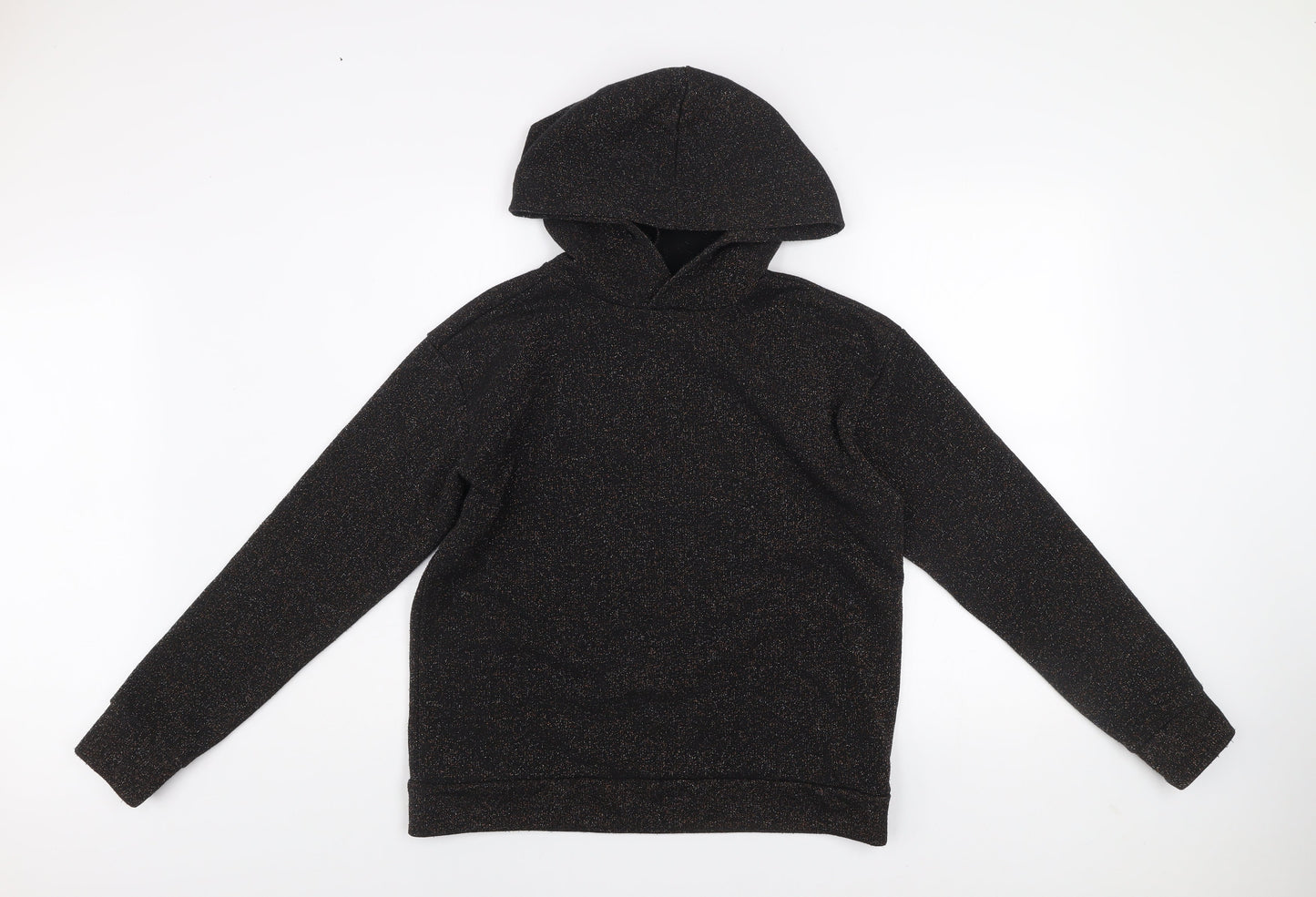Soaked in Luxury Women's Black Sparkle Pullover Hoodie Size S
