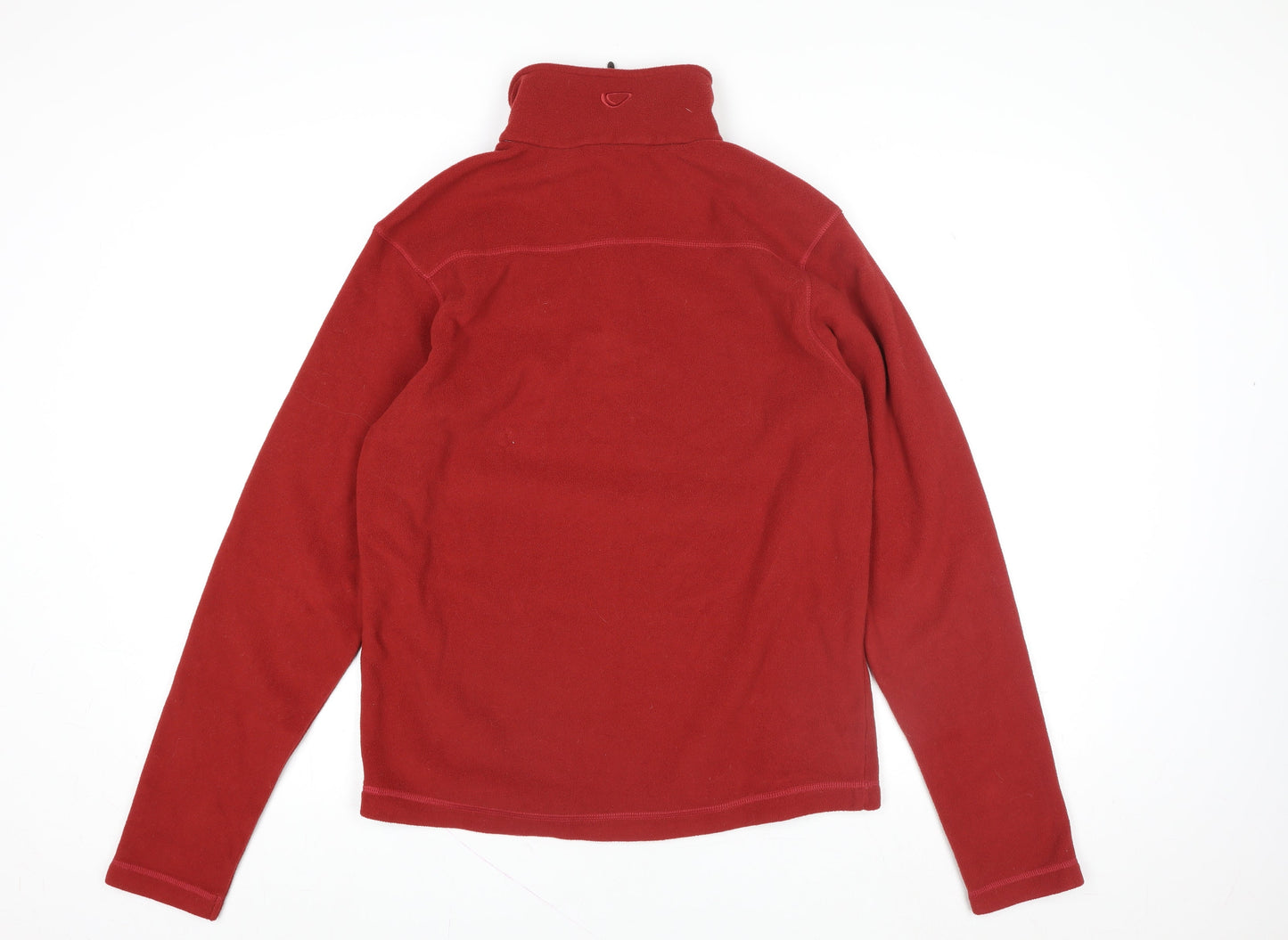 Brasher Men’s Red Fleece 1/4 Zip Pullover Sweatshirt Size S