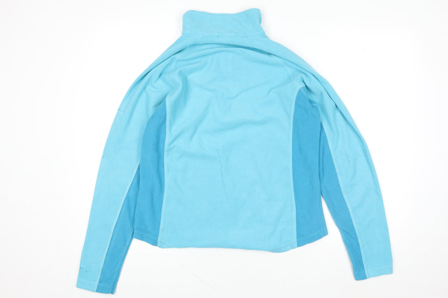 Trespass Women Blue L 1/2 Zip Fleece Pullover Sweatshirt Outdoor Hiking