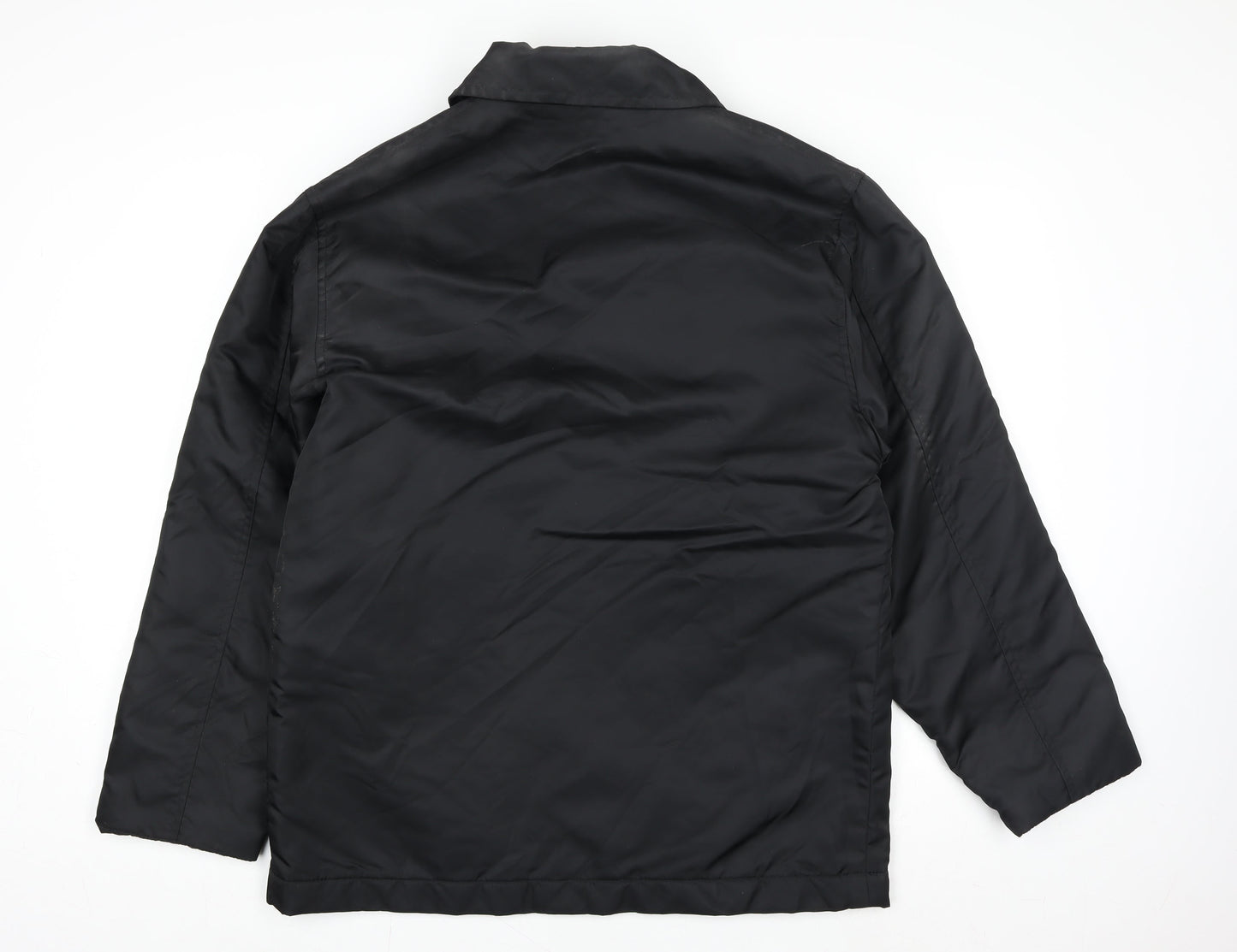 Hope Glory Men's Black M Quilted Nylon Jacket Full Zip Lined
