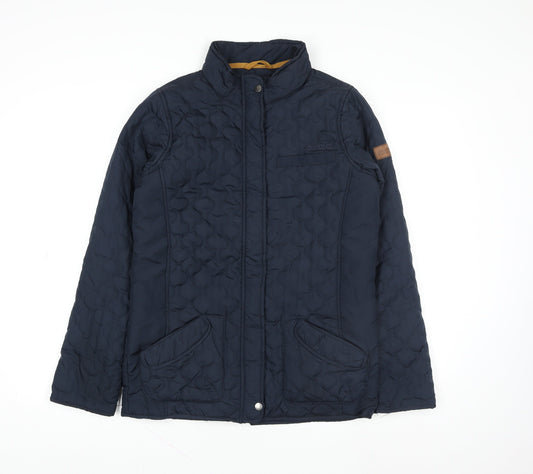 Regatta Teens Blue Quilted Mid-Length Jacket Size 164 Regular Fit
