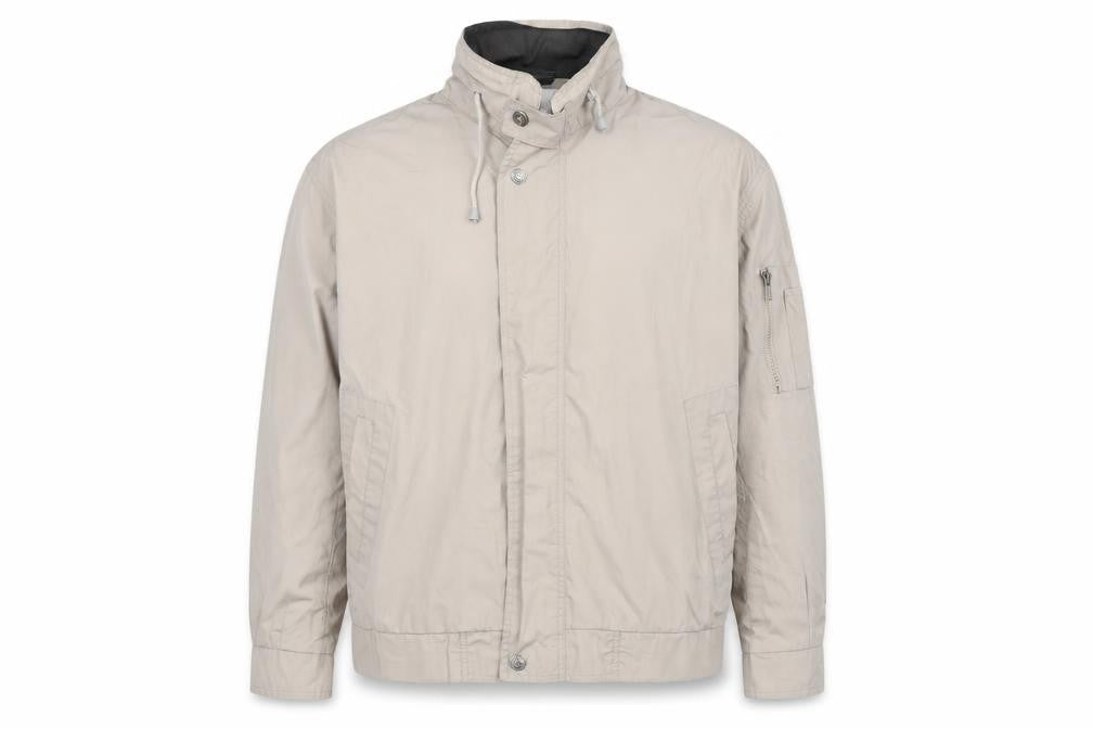 Dunlop Men's Beige Windbreaker Jacket L Regular Fit Casual
