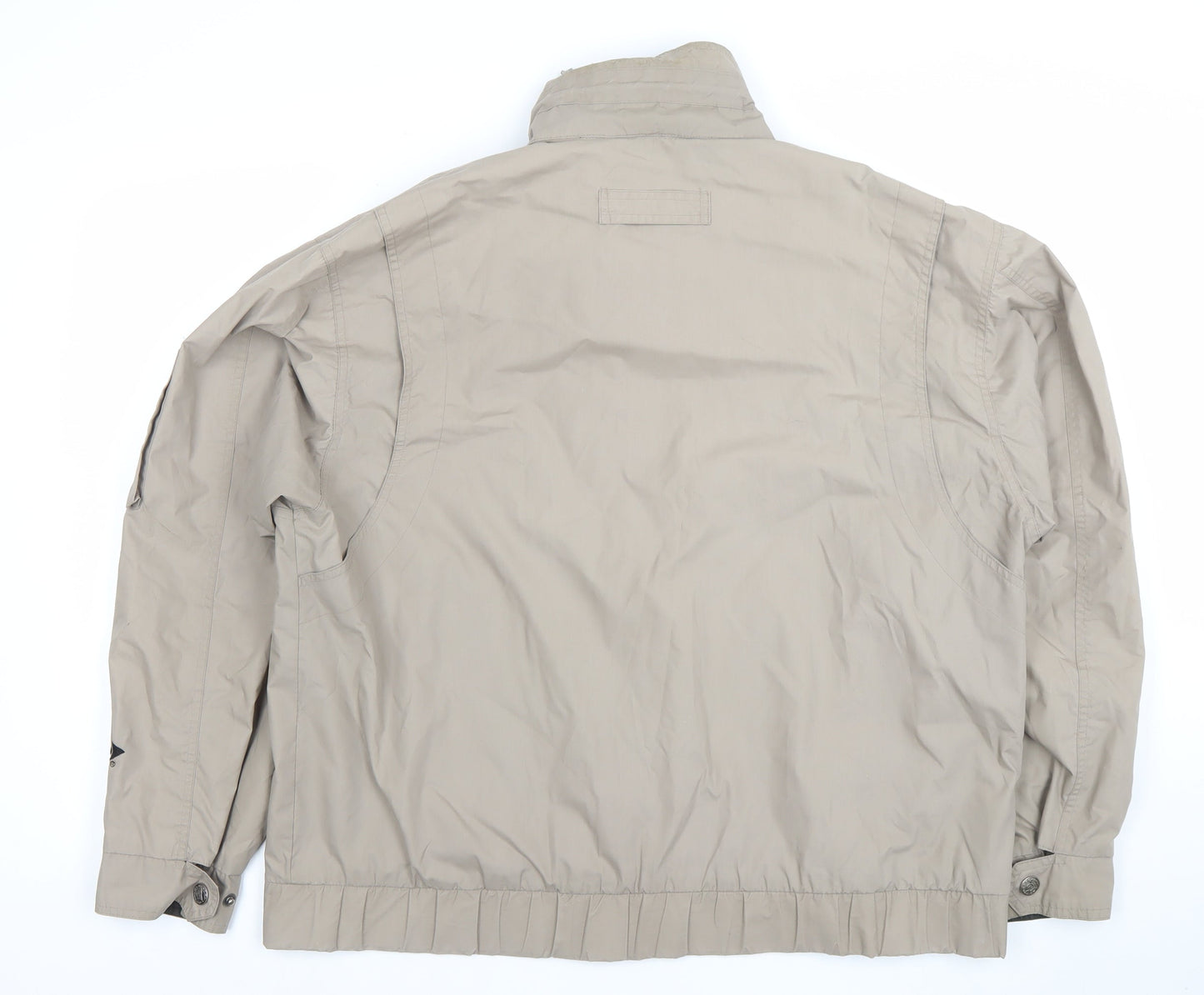 Dunlop Men's Beige Windbreaker Jacket L Regular Fit Casual