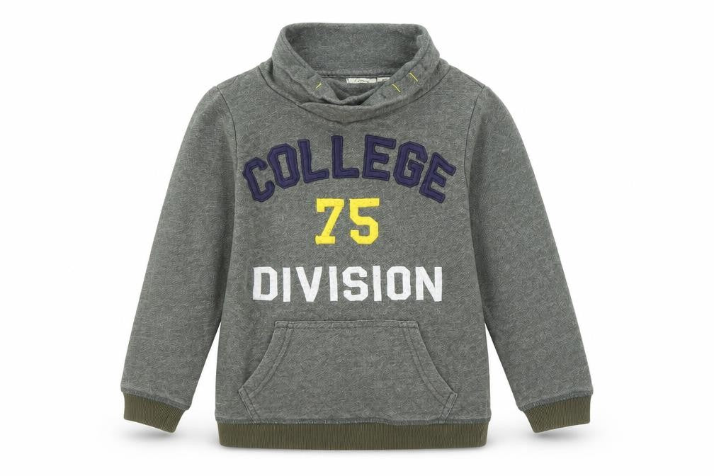 Sfera Boys Grey College Division Pullover Sweatshirt 6-7 Years