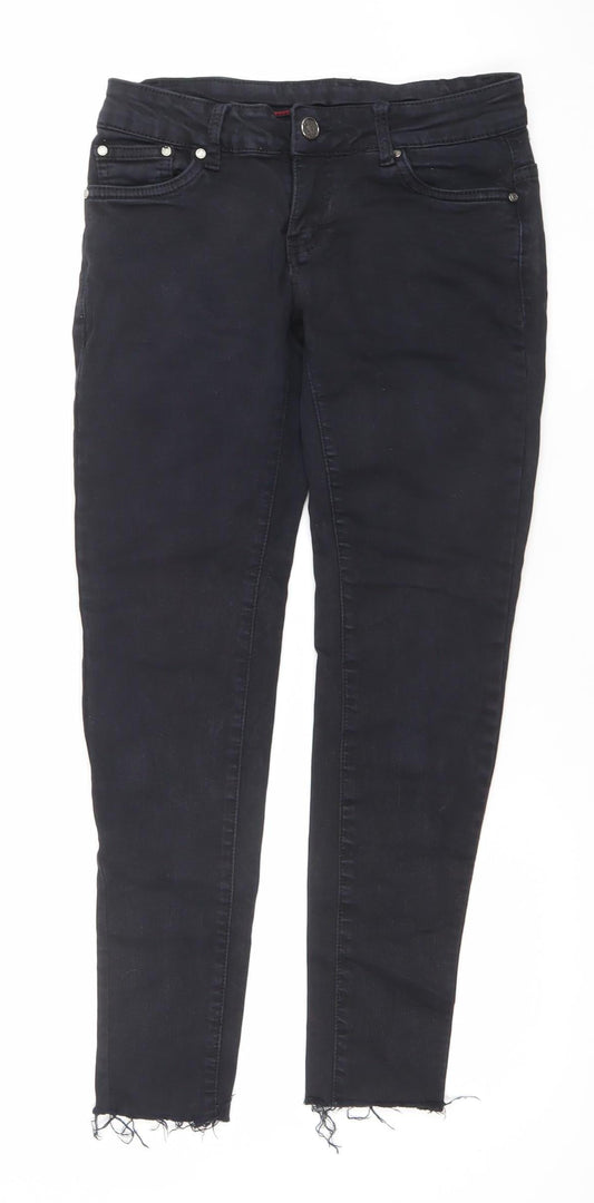 Sinsay Womens Black Mid Rise Skinny Stretch Jeans Size M