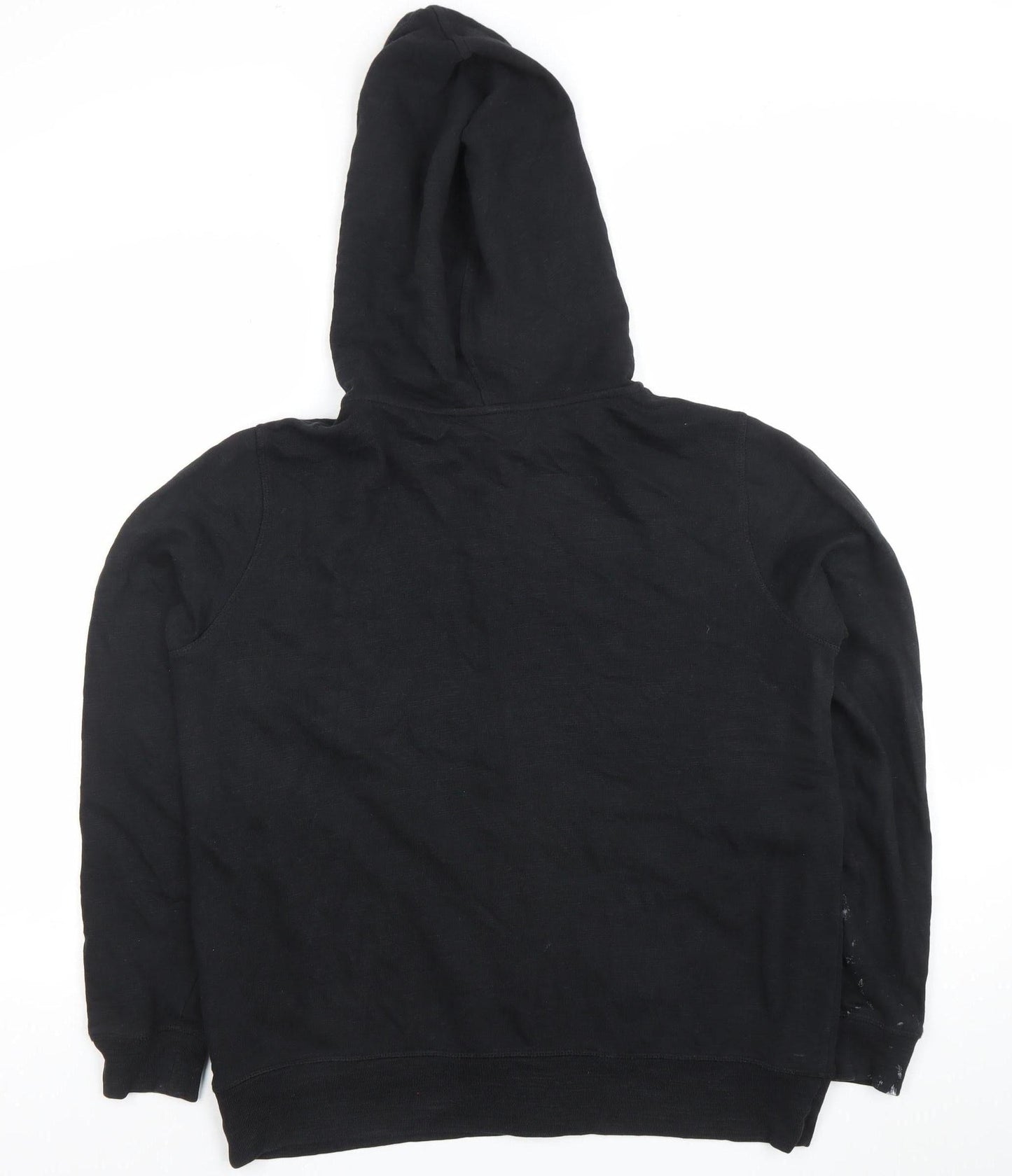 Marks and Spencer Women Black Size 12 Full Zip Hoodie