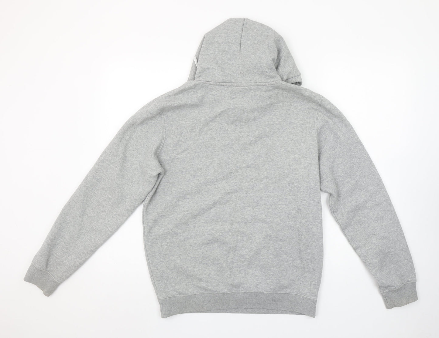 Champion Men's Grey Pullover Hoodie Small Logo Fleece Sweatshirt