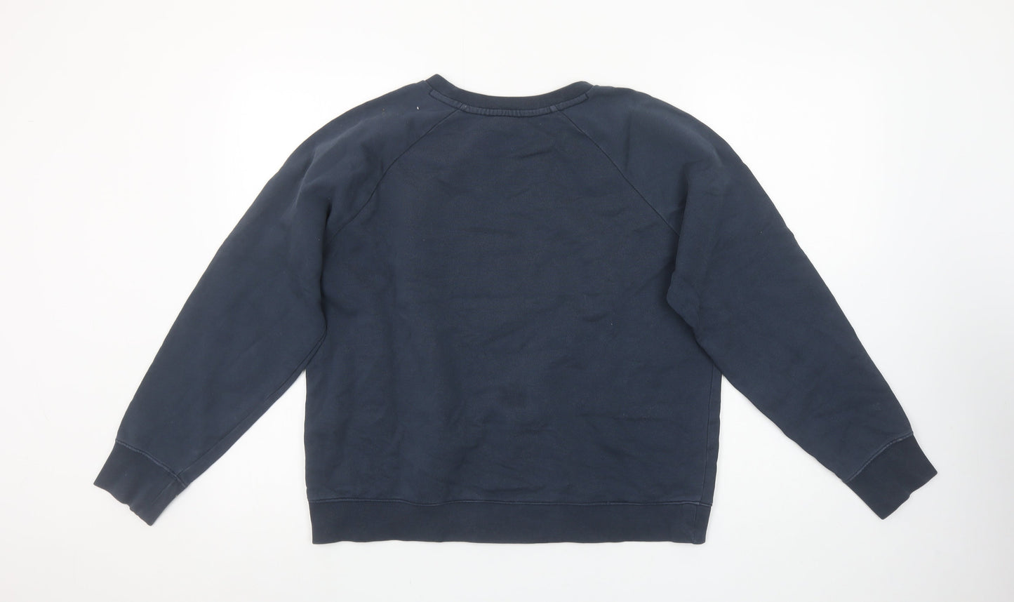 Beaufort & Blake Navy Cotton Crew Neck Sweatshirt M Women