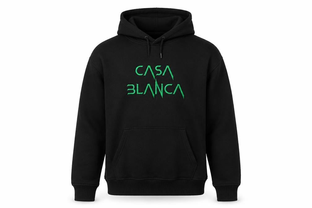 Invictus Paris Men’s Black Pullover Hoodie M Embroidered Logo Cotton