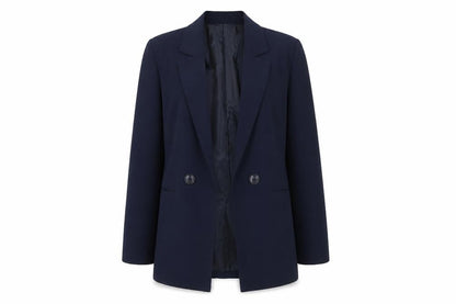 F&F Women's Navy Blue UK 8 Single-Breasted Blazer Jacket