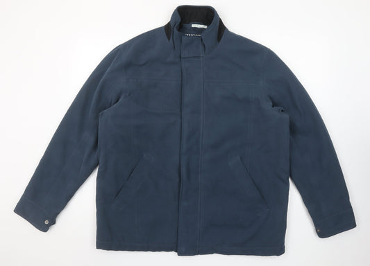 Kingston Men's Blue L Basic Lined Zip Jacket