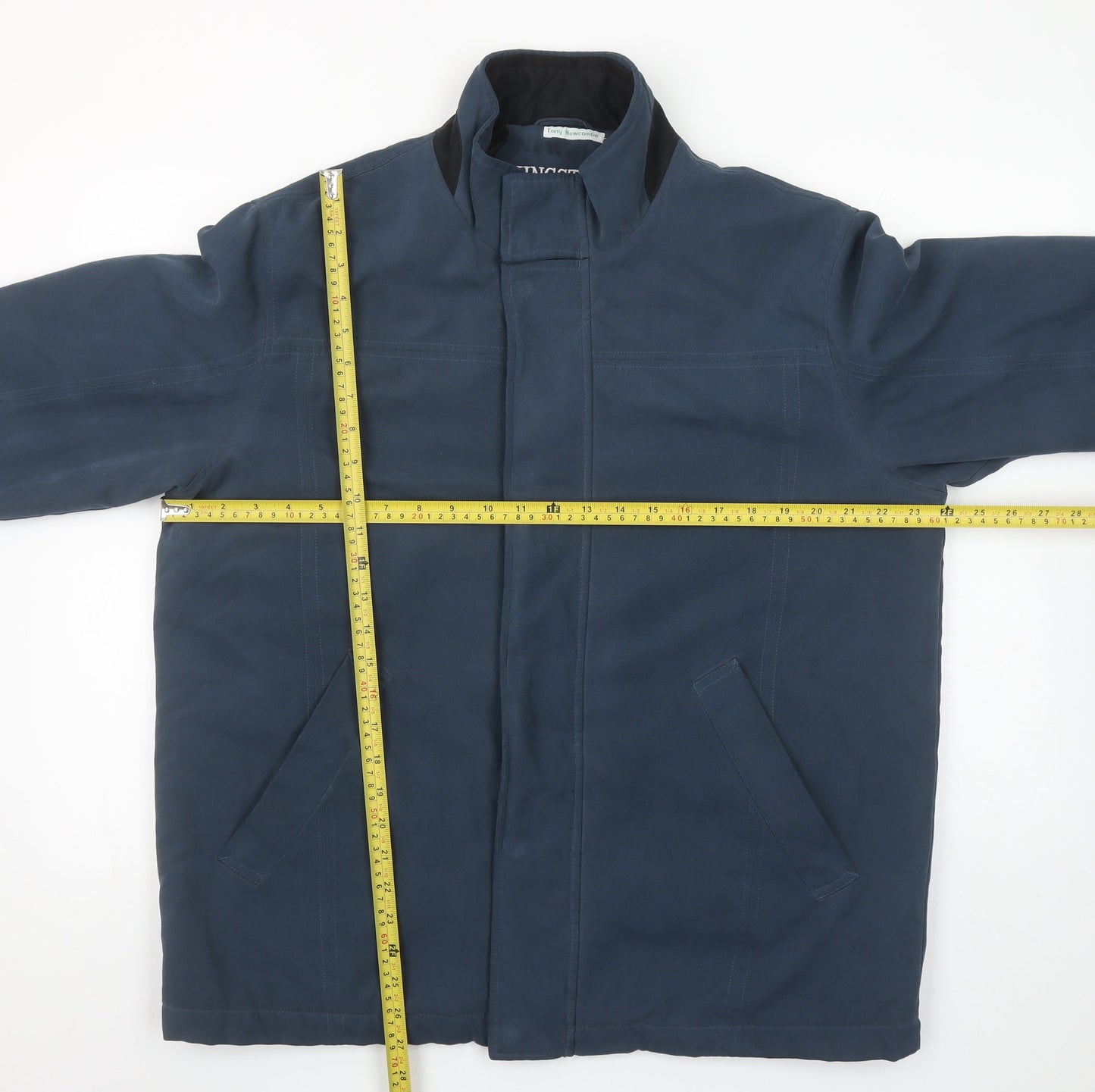 Kingston Men's Blue L Basic Lined Zip Jacket