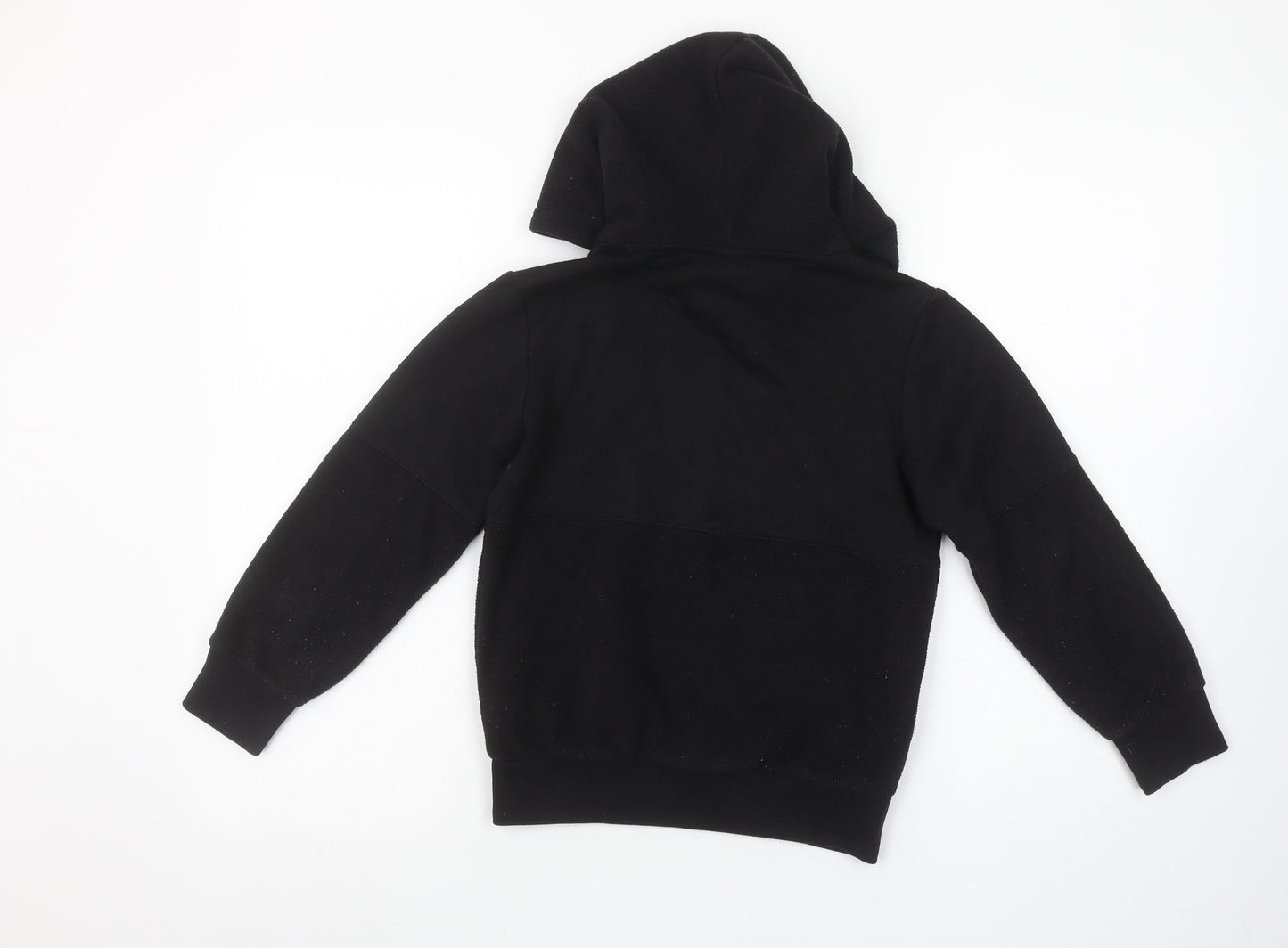 Champion Boys Black Hoodie Small 7-8 Years Pullover Cotton Blend