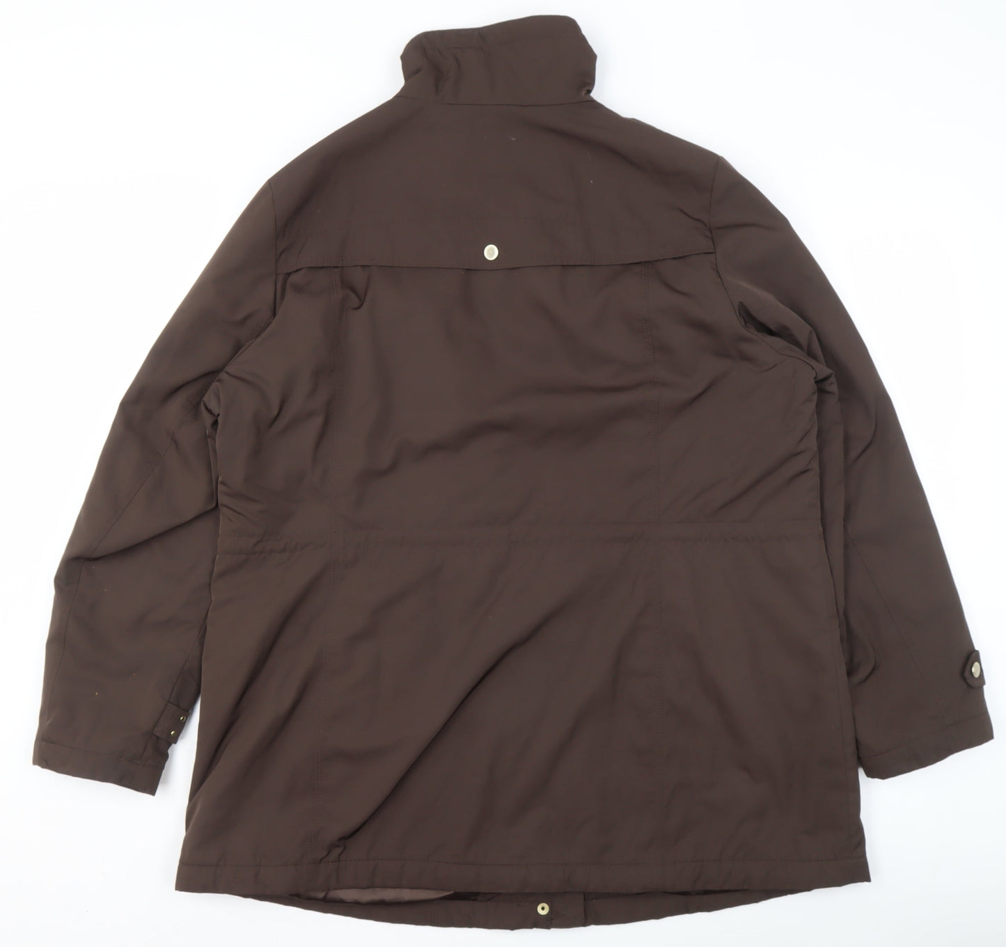 Marks and Spencer Women's Brown Classic Mid-Length Lined Jacket Size 18