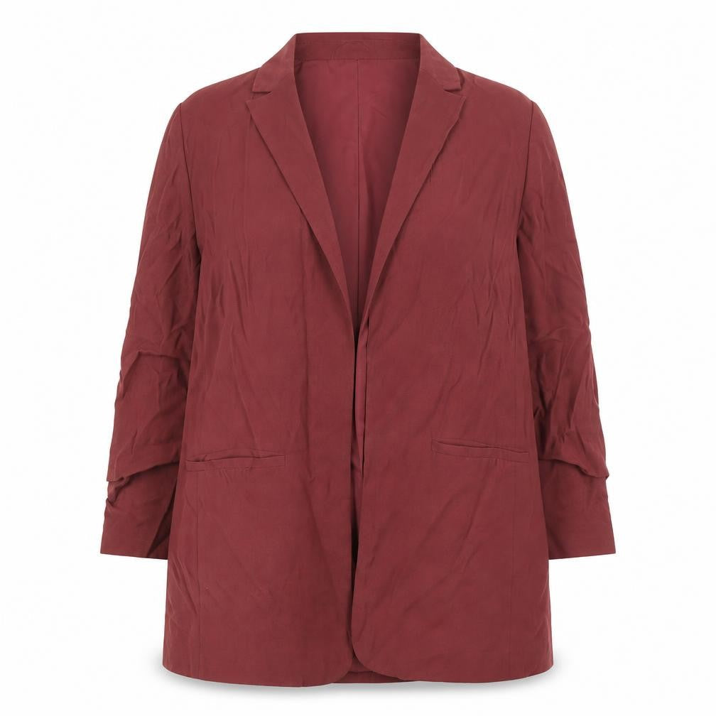 Next Women’s Red Blazer Size 14 Regular Mid-Length Lined Jacket