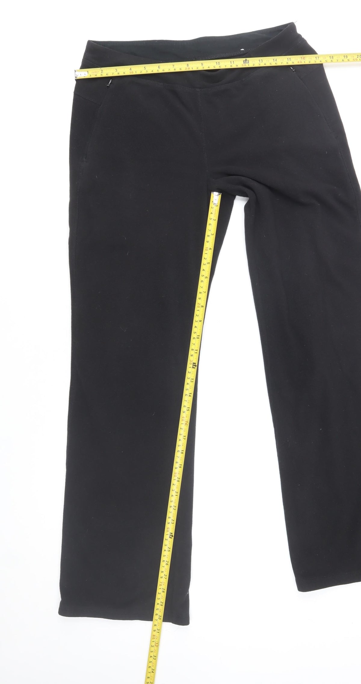REI Women's Black Fleece Sweatpants M Regular Fit Outdoor Trousers