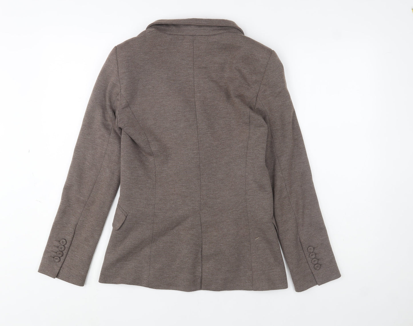 AGGI Women's Brown Wool Blend Slim Fit Blazer Size 6