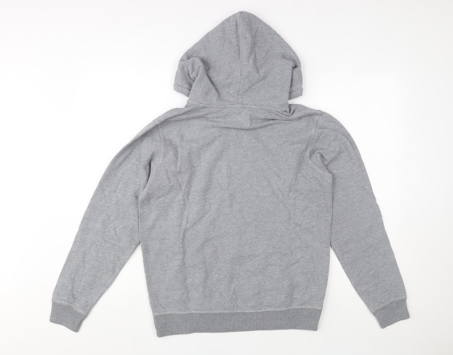 Springfield Men's Grey Pullover Hoodie XS Fleece Cotton Blend
