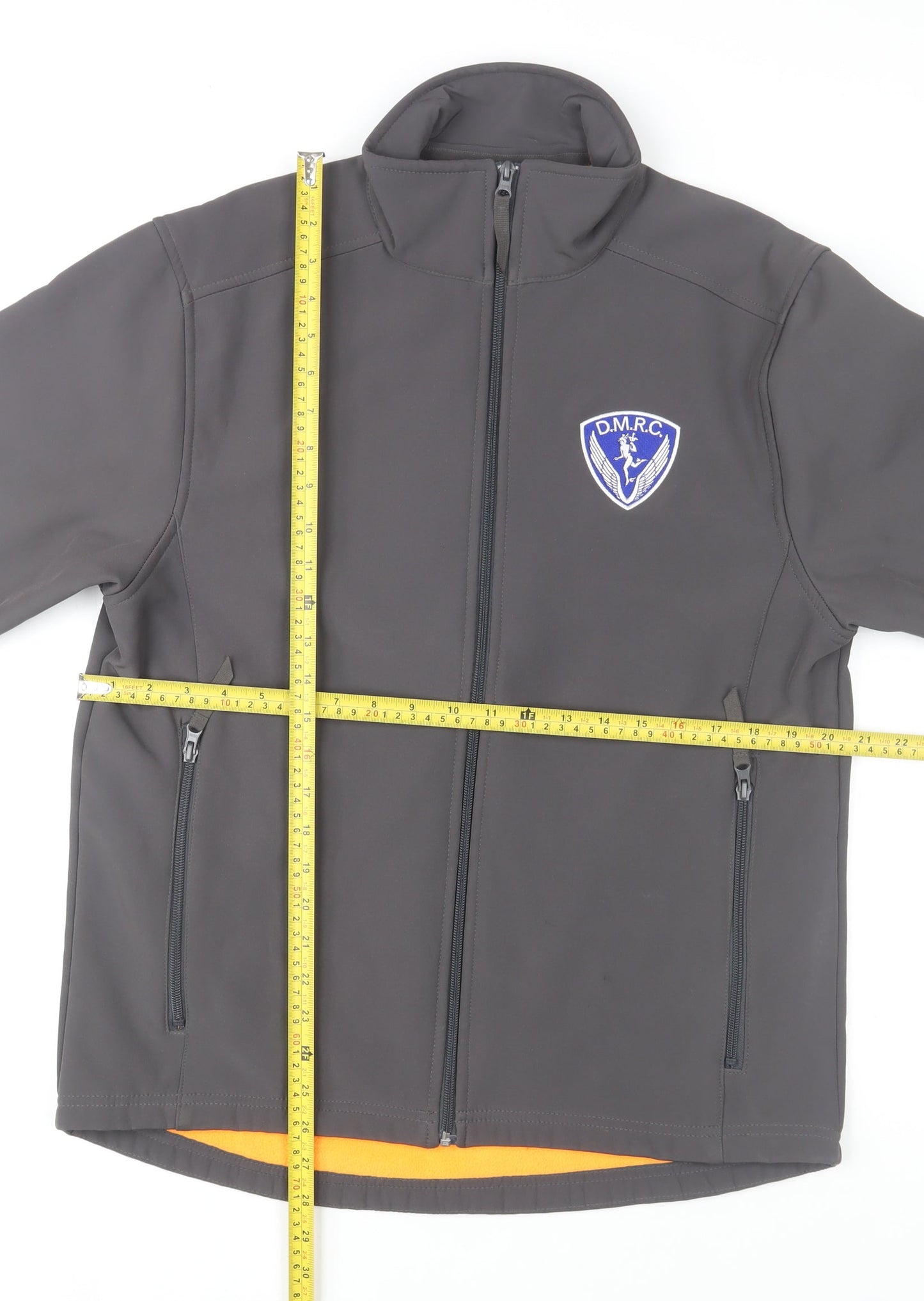 B&C Collection Unisex Grey Softshell Jacket M Wind-Resistant Casual Outerwear