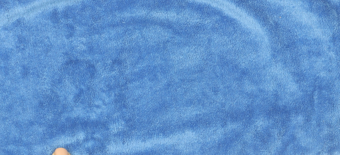 PrettyLittleThing Women Blue Velour Jogger Trousers Size 10