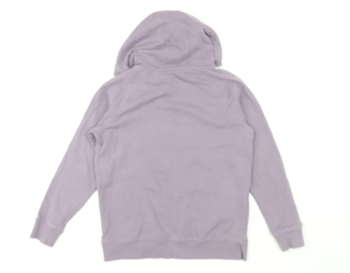 John Lewis Girls Purple Cotton Pullover Hoodie Age 11 Years