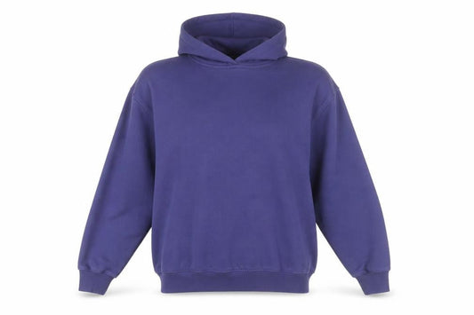 H&M Men's Blue Pullover Hoodie Relaxed Fit Size M