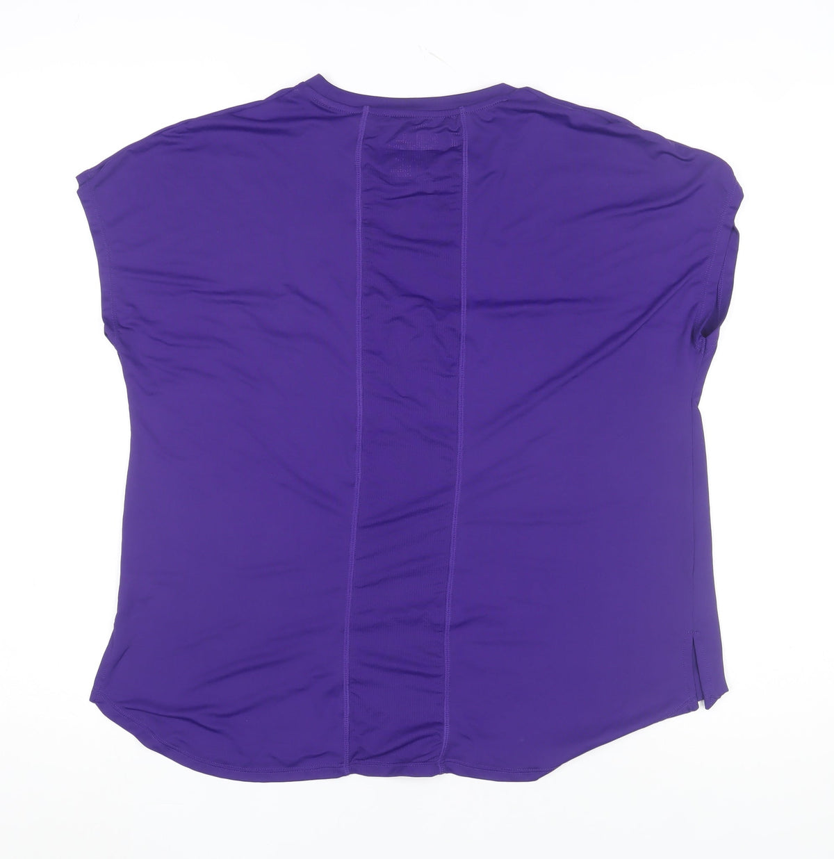 Dunnes Women Purple Active T-Shirt M Polyester Elastane